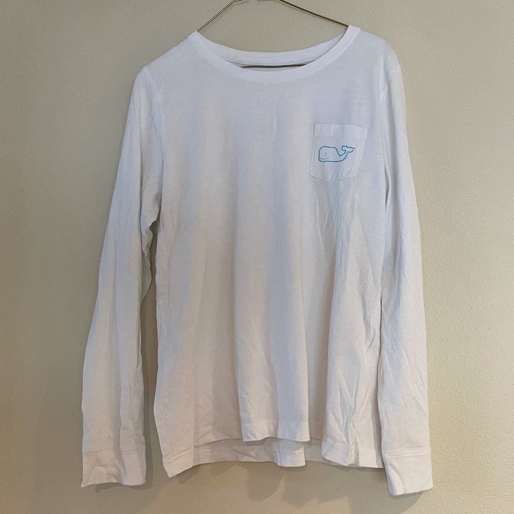Vineyard Vines | White Vintage Logo Tee | Women's M